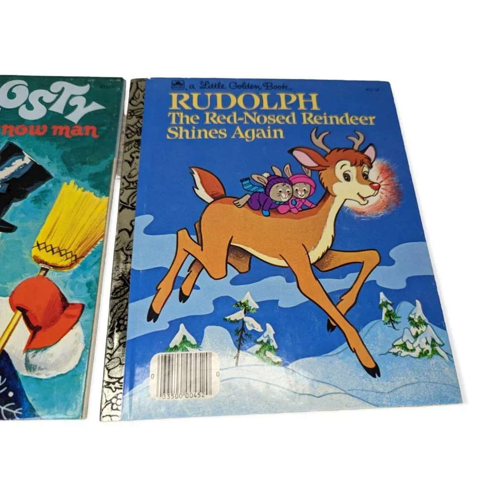 Vintage Christmas Golden Books-4